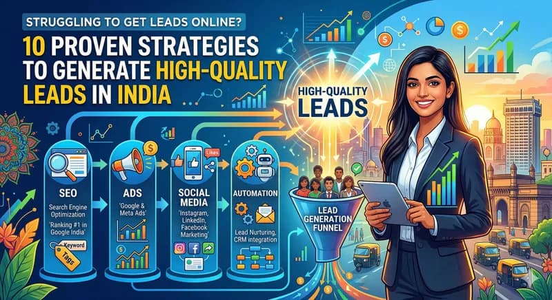 Online Lead Generation Strategy & Funnel System in India (2026)