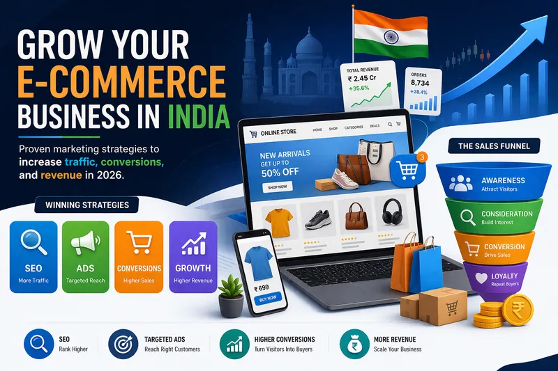 E-commerce Marketing Strategy in India (2026): How to Increase Sales & Scale Your Online Store