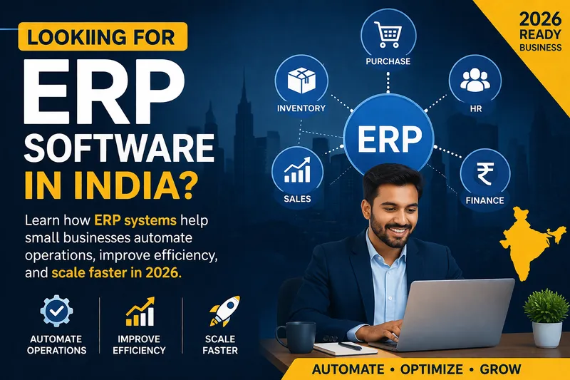 ERP Software for Small Business in India (2026): Complete Guide to Automation & Growth