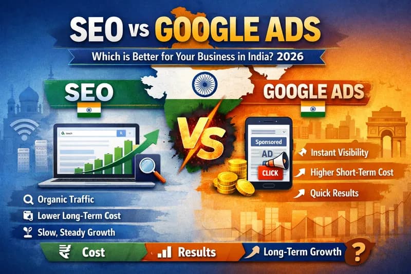 SEO vs Google Ads in India (2026): Which is Better for Your Business Growth?