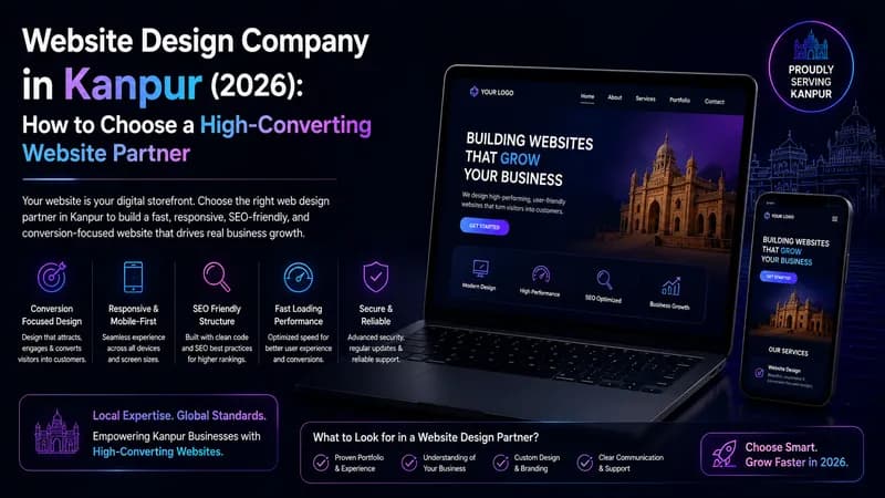 Website Design Company in Kanpur (2026): How to Choose a High-Converting Website Partner