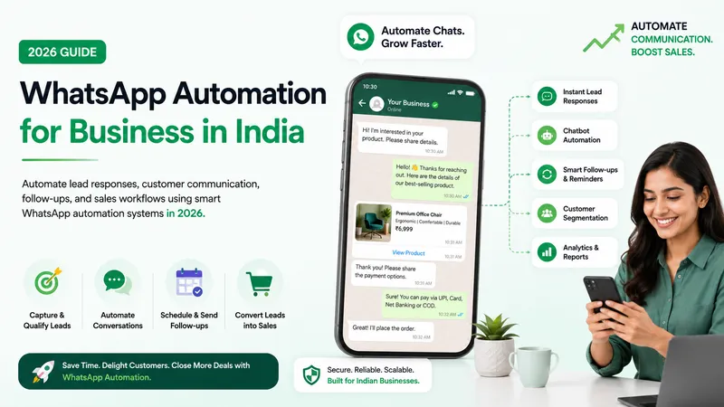 How Businesses in India Use WhatsApp Automation to Improve Lead Management & Customer Communication