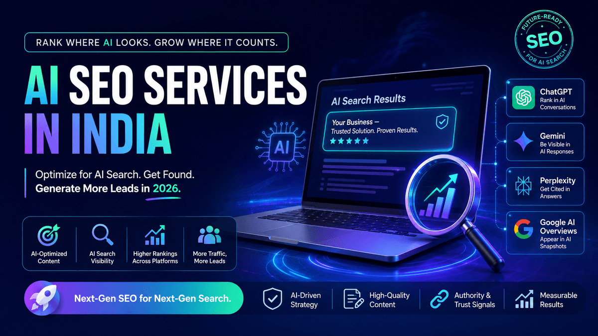 AI SEO Services India (2026): How Businesses Rank in ChatGPT, Gemini & AI Search Results